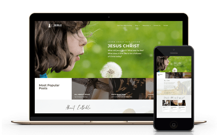 EZBible Web Design